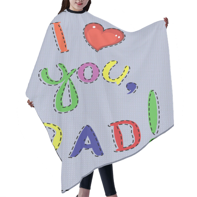 Personality  Dad Day Hair Cutting Cape