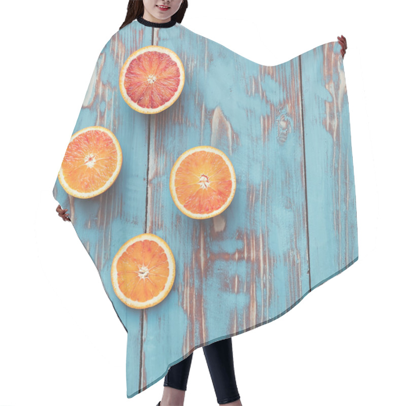 Personality  Blood Oranges Halved Hair Cutting Cape