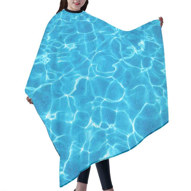 Personality  Swimming Pool Water Background Hair Cutting Cape