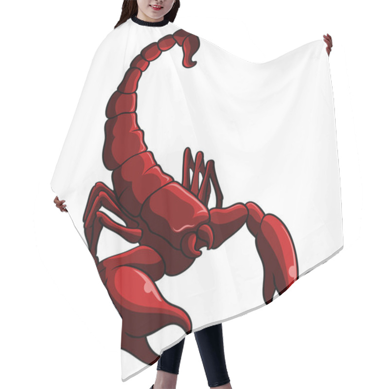 Personality  Scorpion Hair Cutting Cape