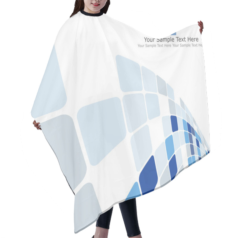 Personality  Business Background Hair Cutting Cape