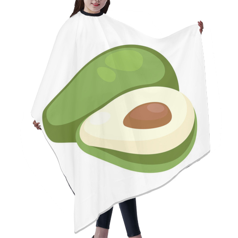 Personality  Fruit Flat Icon Hair Cutting Cape