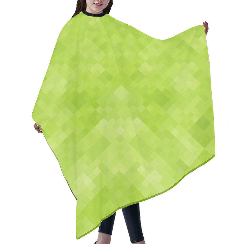 Personality  Green Abstract Background Hair Cutting Cape