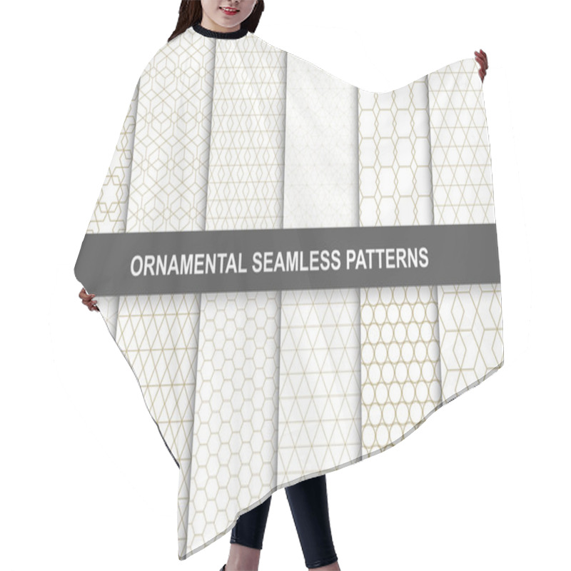 Personality  Ornamental Patterns - Seamless Collection. Hair Cutting Cape