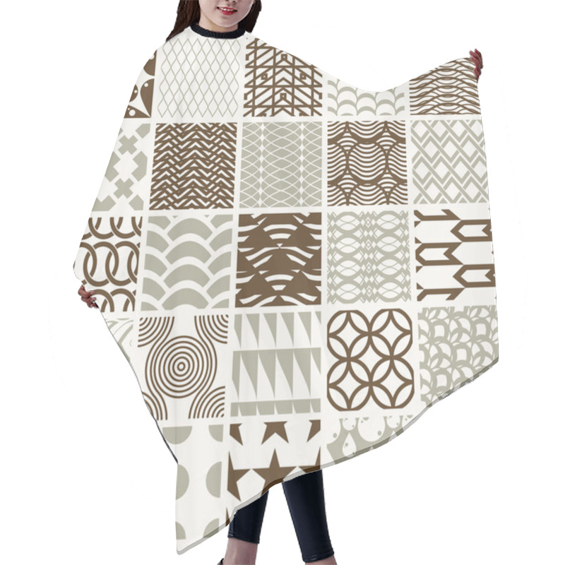 Personality  Collection Of Abstract Seamless Compositions  Hair Cutting Cape