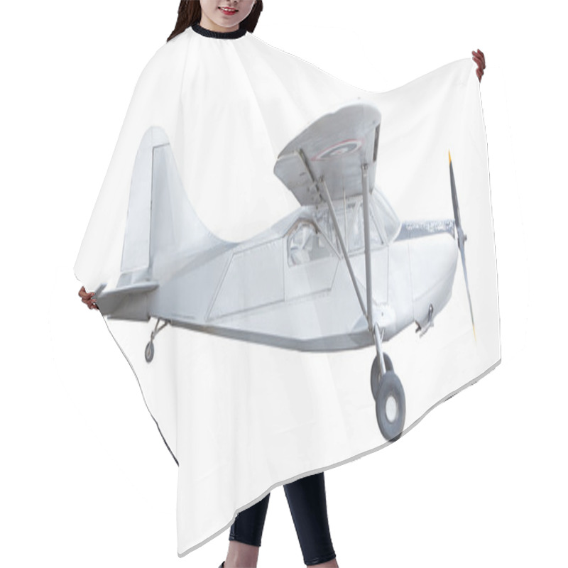 Personality  Old Classic Plane Isolated White Background Hair Cutting Cape