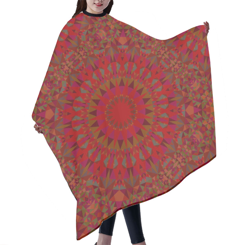 Personality  Abstract Oriental Bohemian Mosaic Mandala Pattern Background Art Hair Cutting Cape