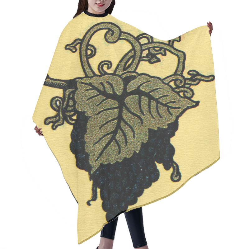 Personality  Branch Of Grape Hair Cutting Cape