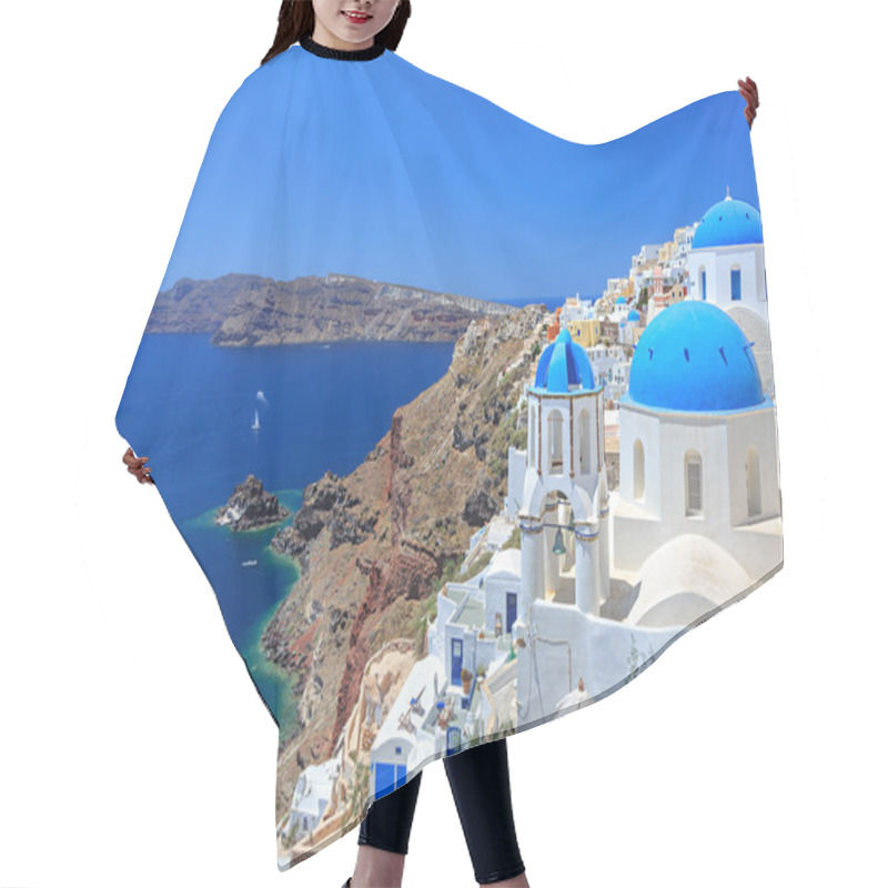 Personality  Greece Santorini Hair Cutting Cape