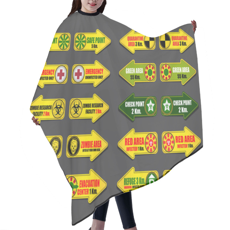 Personality  Zombie Apocalypse Hair Cutting Cape