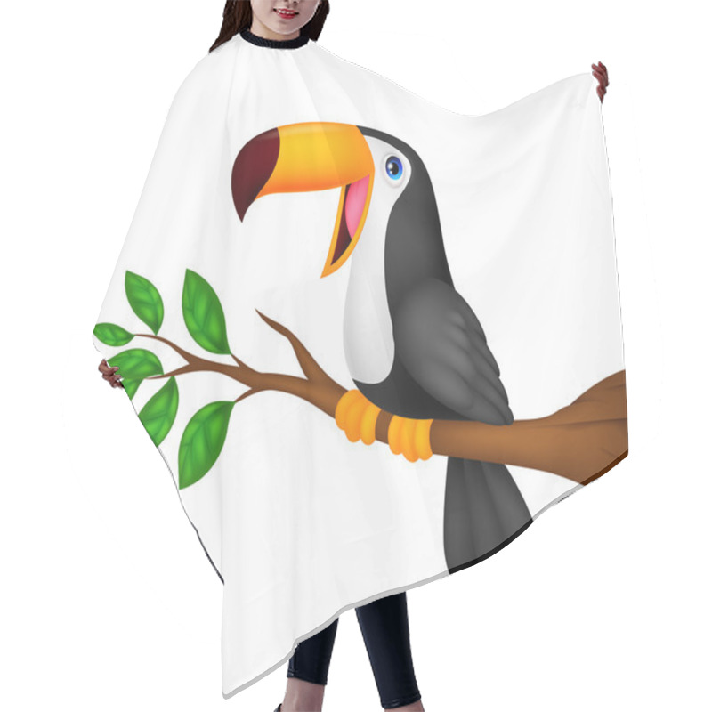 Personality  Cute Toucan Bird Hair Cutting Cape