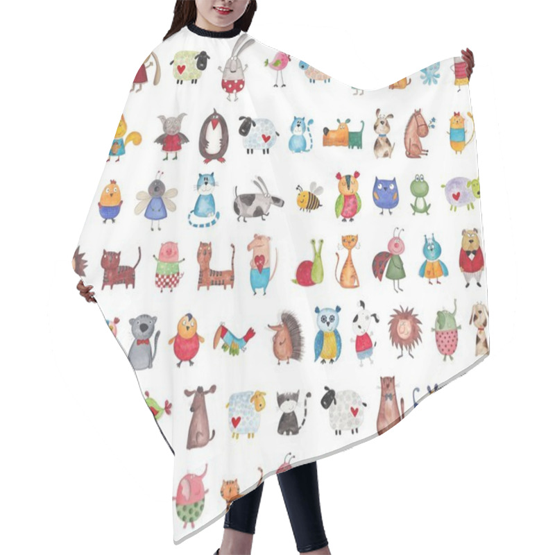 Personality  Mega Collection Of Cartoon Pets Hair Cutting Cape