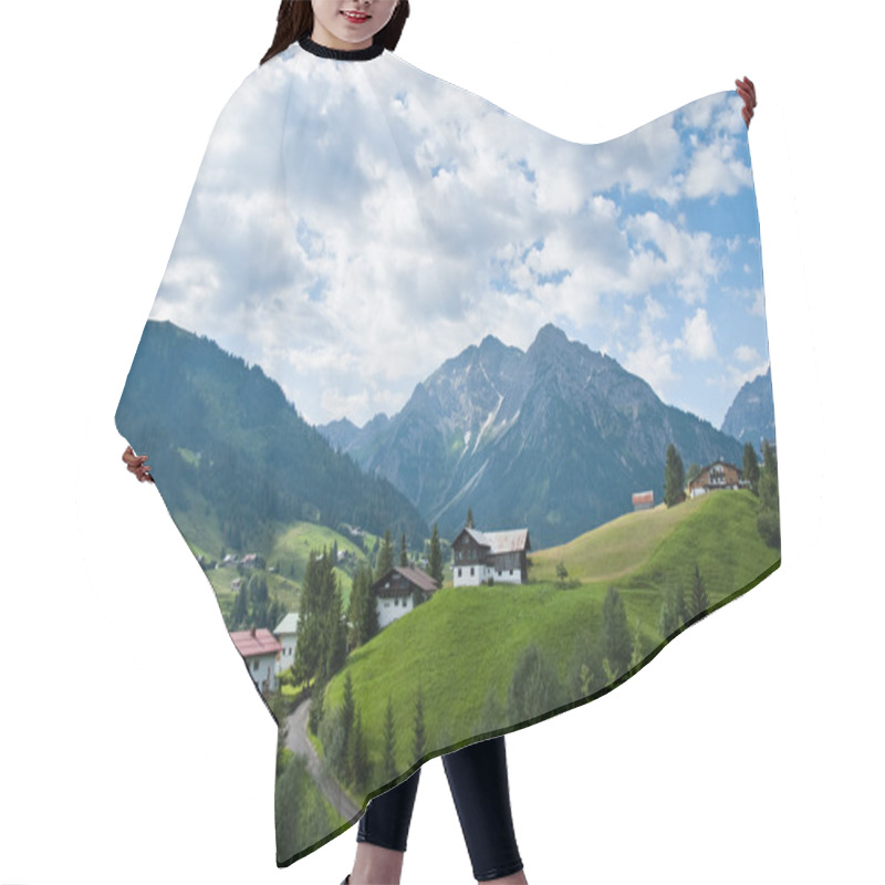 Personality  Village In The Alps Hair Cutting Cape