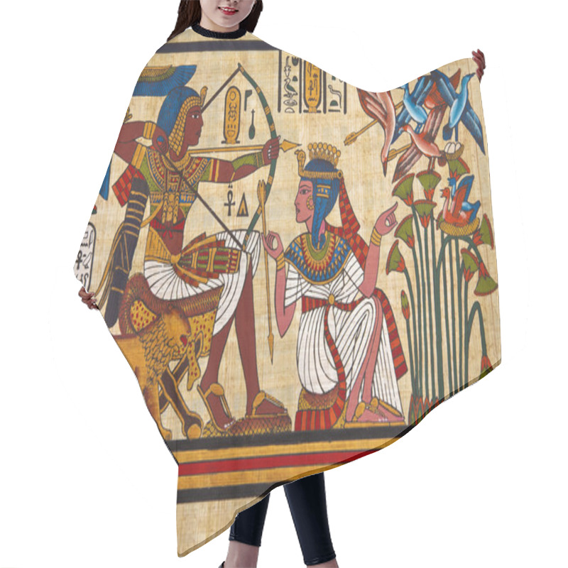 Personality  Egyptian Papyrus Hair Cutting Cape