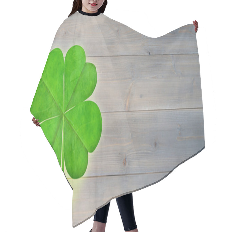 Personality  Composite Image Of Shamrock Hair Cutting Cape