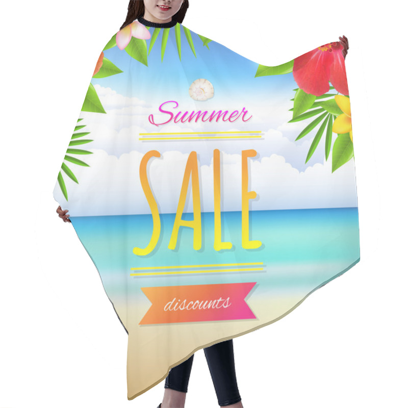 Personality  Summer Sale Card Hair Cutting Cape