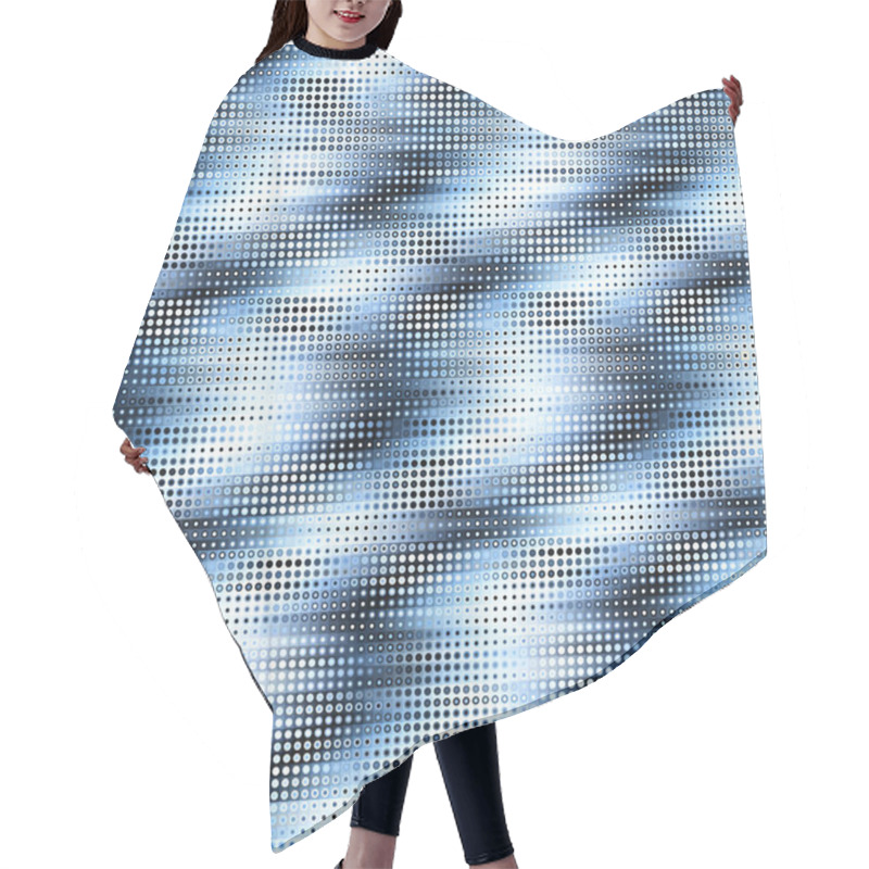 Personality  Geometric Abstract Pattern. Hair Cutting Cape