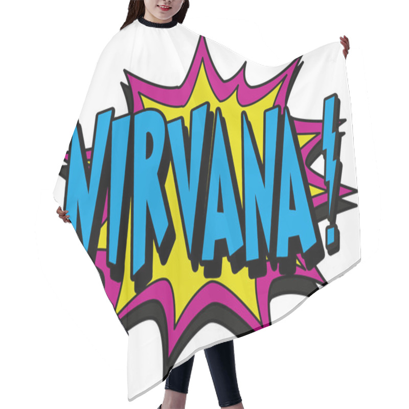 Personality  Explosion Bubble Nirvana Hair Cutting Cape