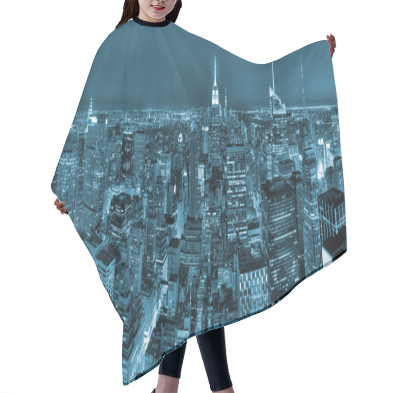 Personality  New York City Night View Hair Cutting Cape