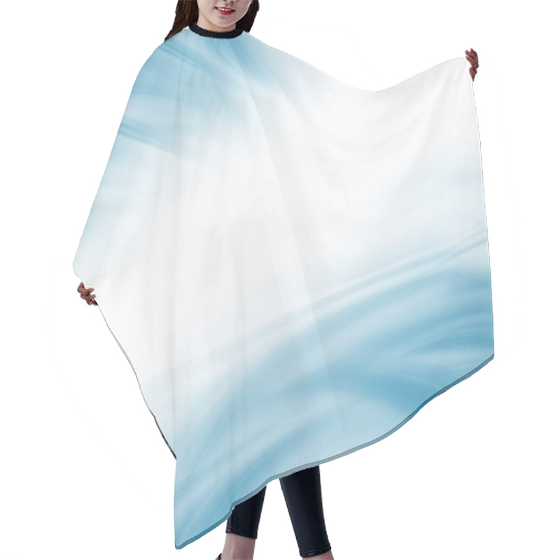 Personality  Light Blue Background Hair Cutting Cape