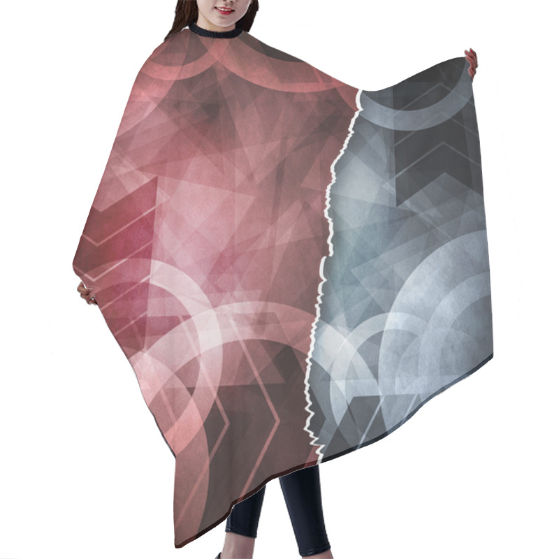 Personality  Abstract Circles Background Hair Cutting Cape