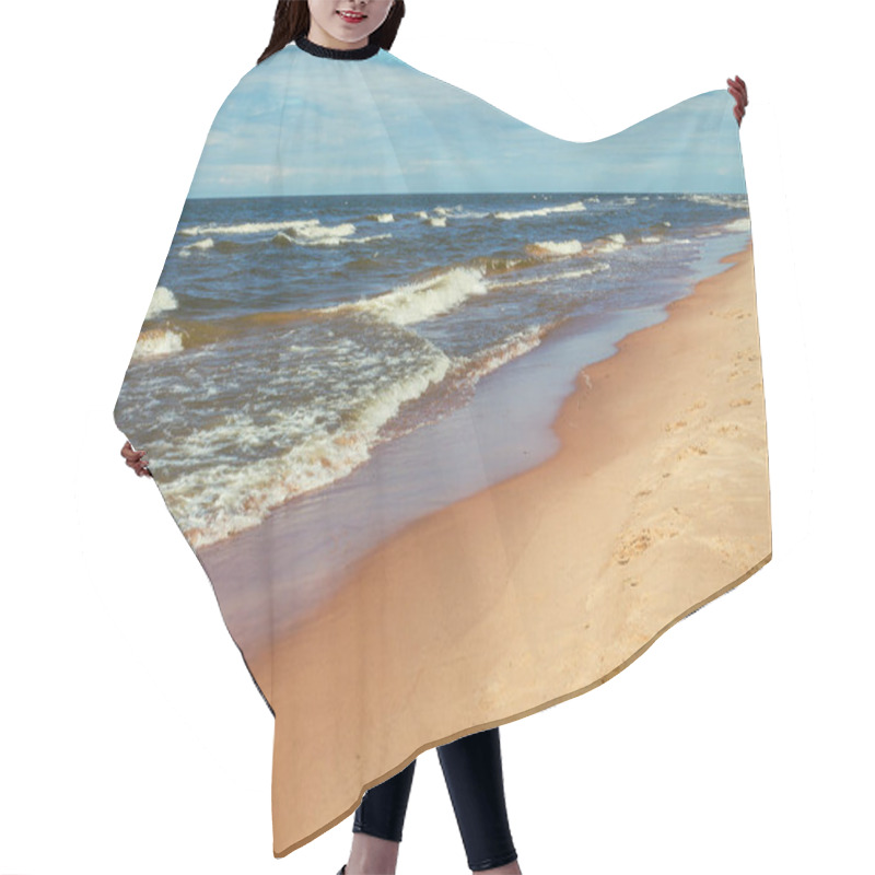 Personality  Baltic Sea Beach Hair Cutting Cape