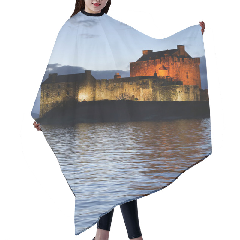 Personality  Castle At Dusk Hair Cutting Cape