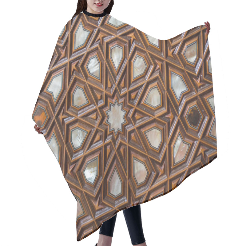 Personality  Ottoman Turkish  Art With Geometric Patterns In View Hair Cutting Cape