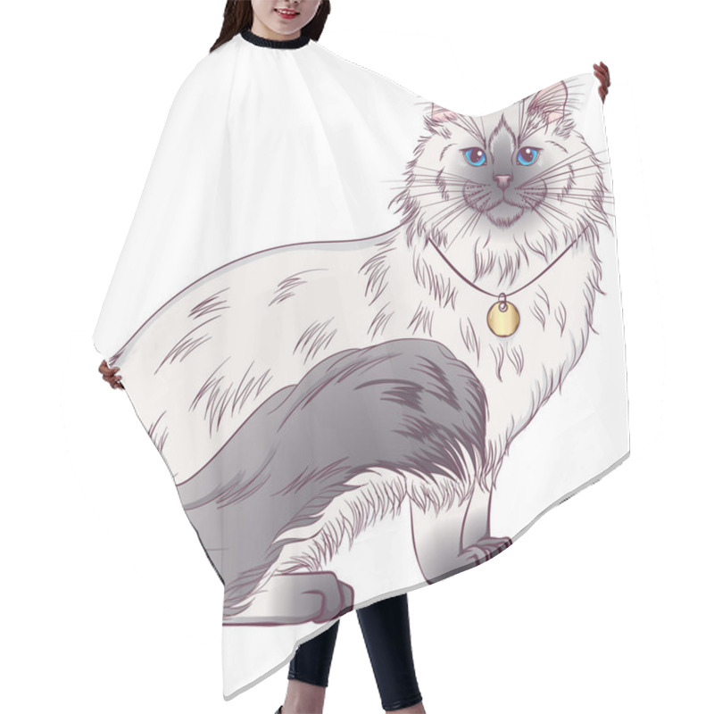 Personality  Regdoll Breed Cat Hair Cutting Cape