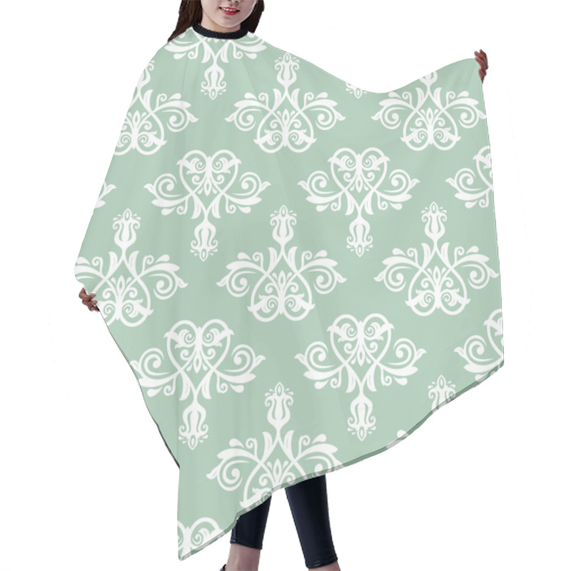 Personality  Damask Seamless Pattern. Abstract Background Hair Cutting Cape