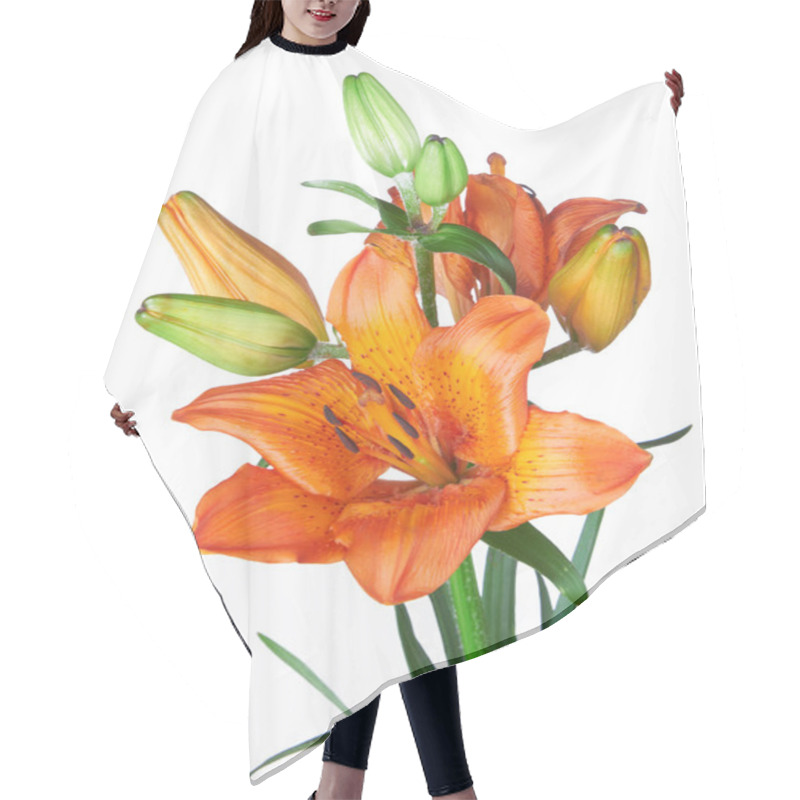 Personality  Exotic Flowers Hair Cutting Cape