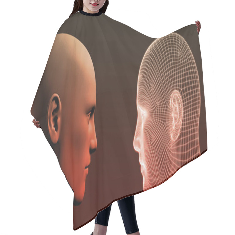 Personality  Online Personality Concept Art Hair Cutting Cape