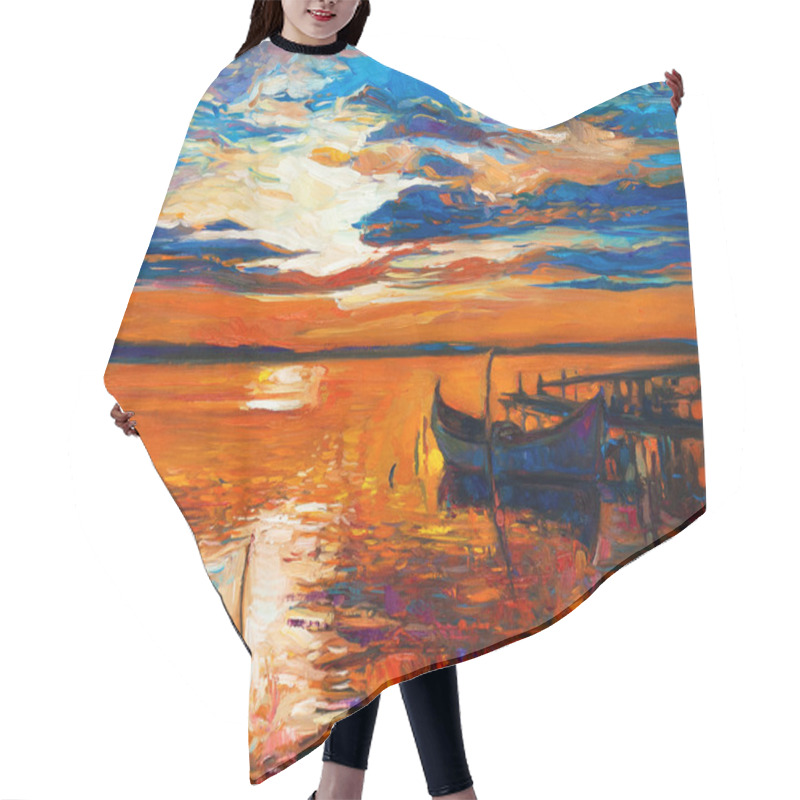 Personality  Boat Hair Cutting Cape