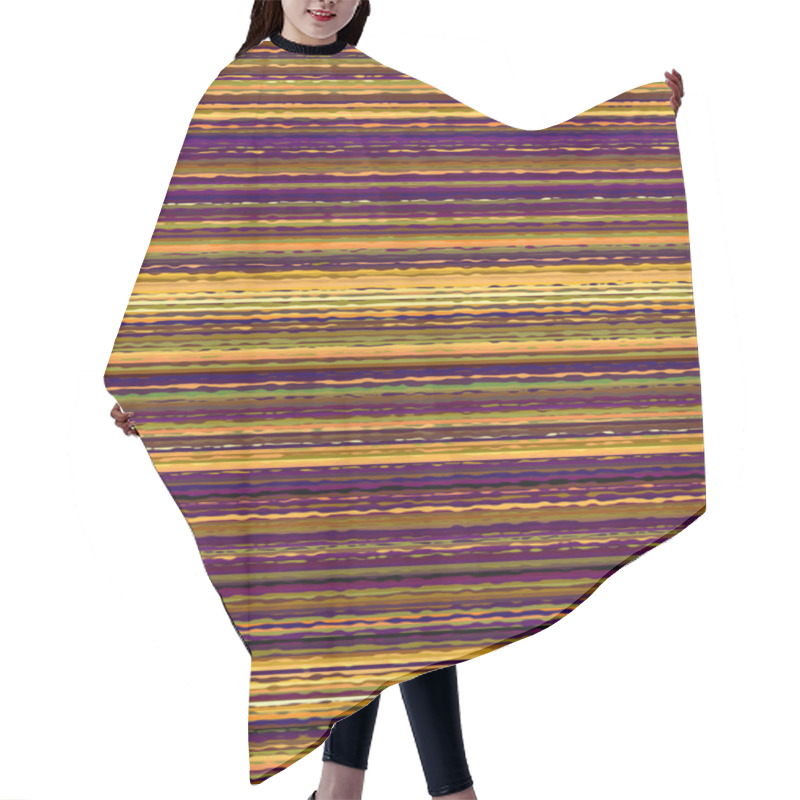 Personality  Geometric Abstract Pattern. Hair Cutting Cape