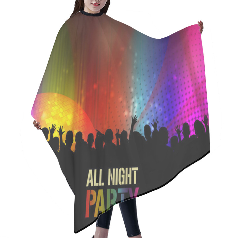 Personality  All Night Party Poster Or Banner Hair Cutting Cape