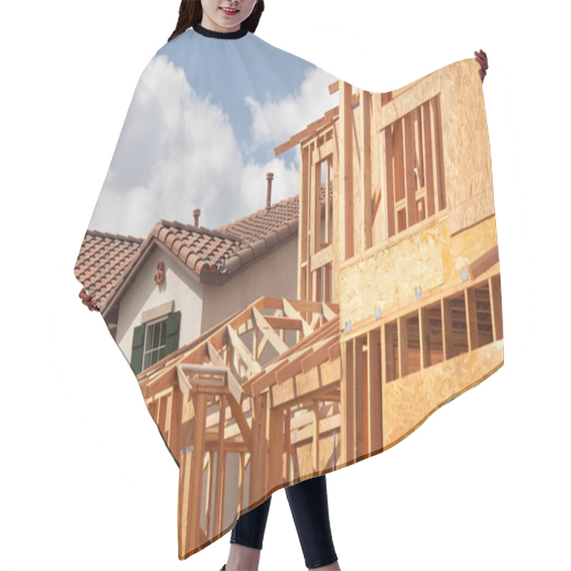 Personality  New Home Construction Framing Hair Cutting Cape