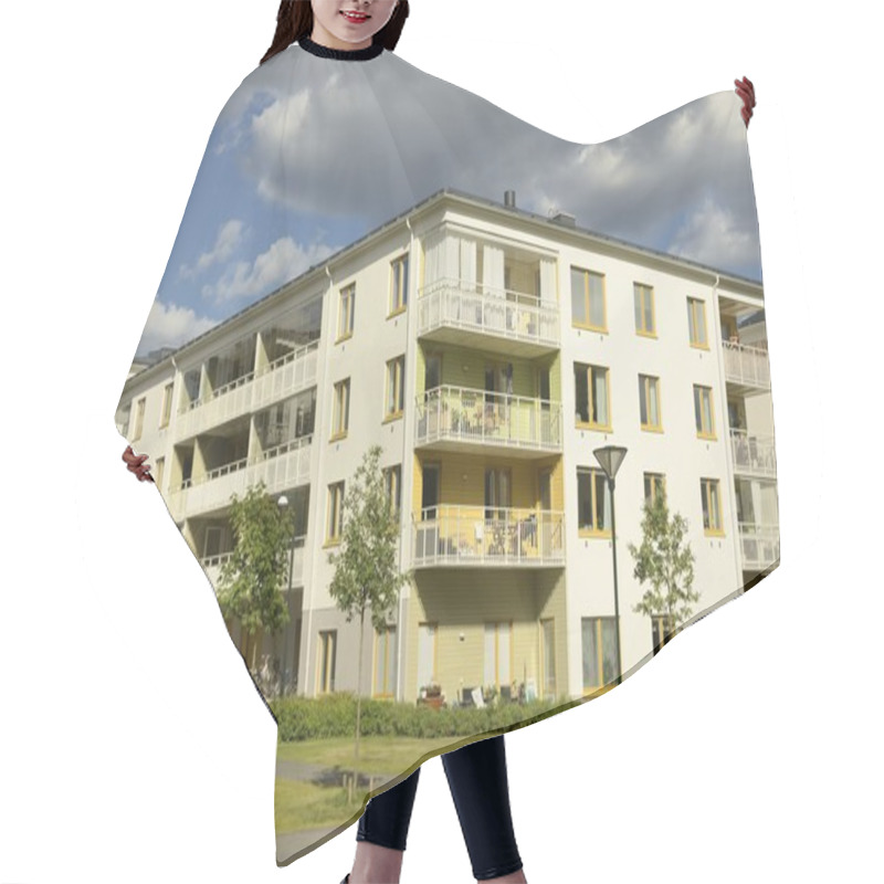 Personality  Swedish Apartment Block Hair Cutting Cape