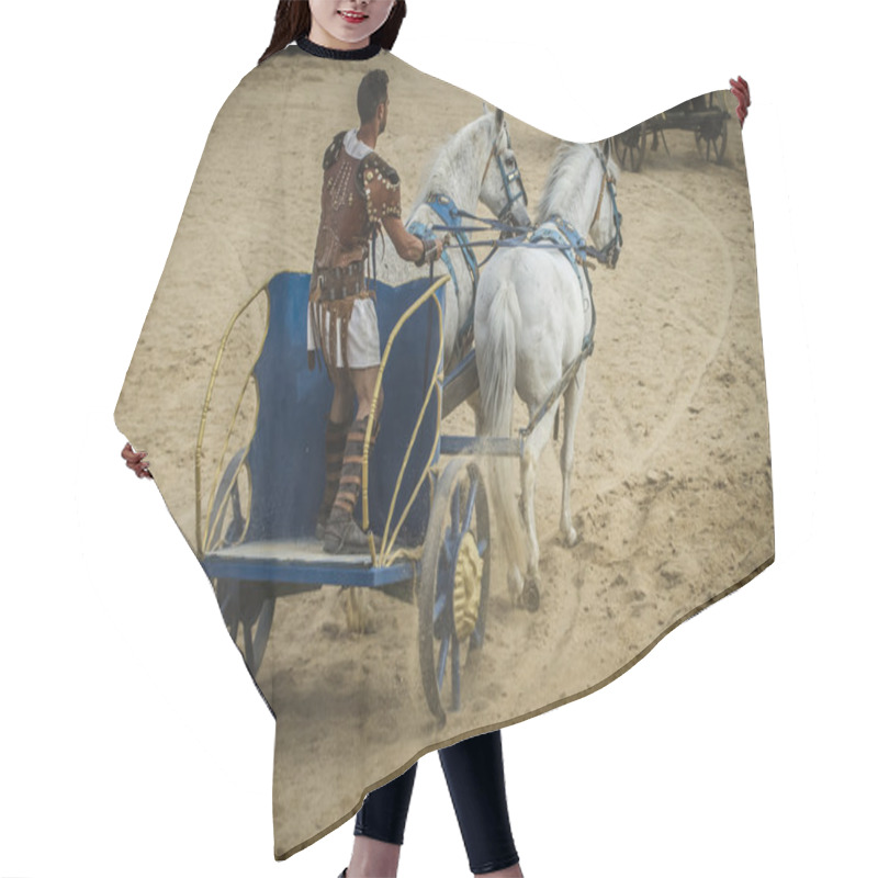 Personality  Chariot Race In A Roman Circus Hair Cutting Cape