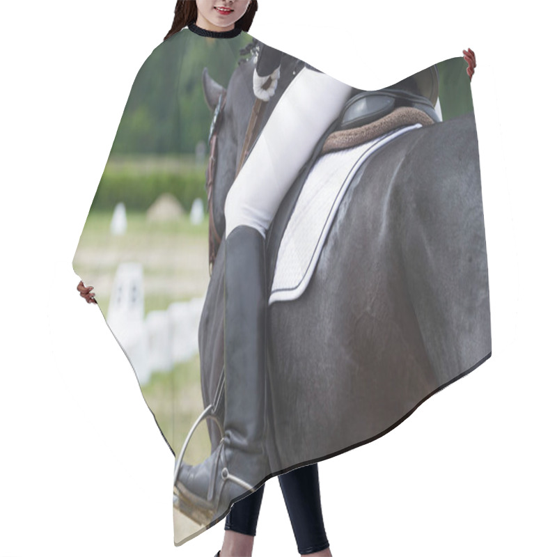 Personality  Jockey Riding Boot Hair Cutting Cape