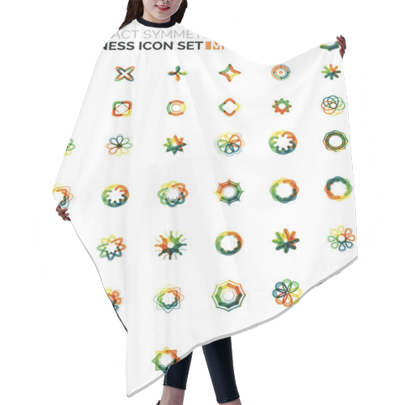 Personality  Flower, Star Shaped Business Icons Hair Cutting Cape