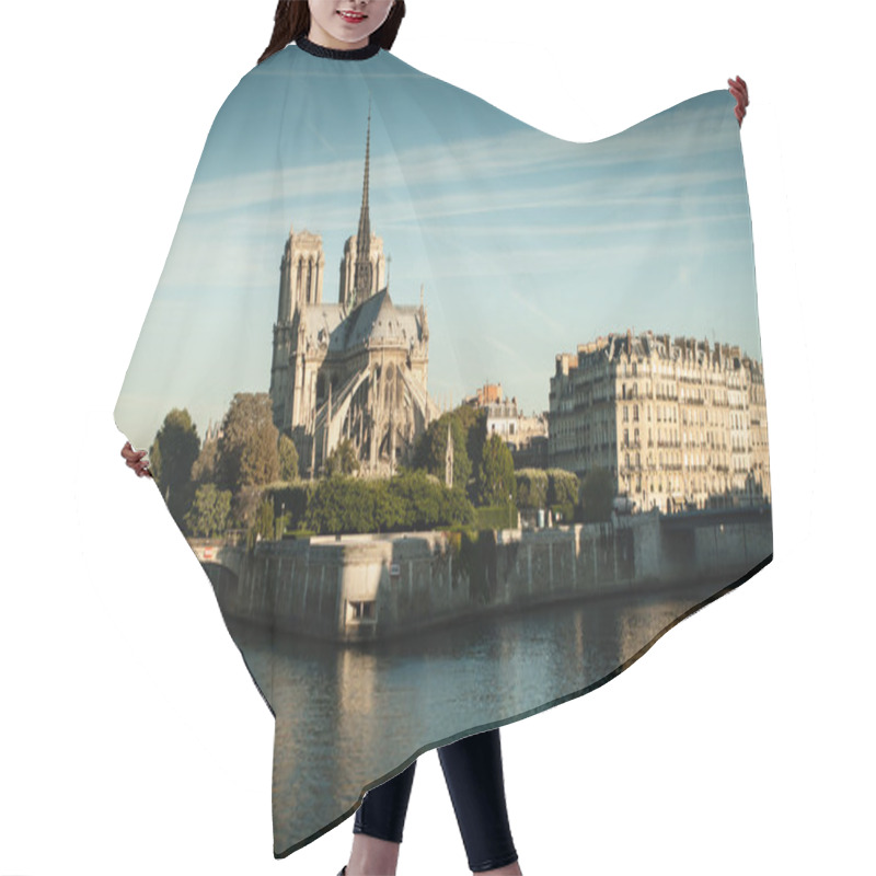 Personality  Notre Dame Cathedral Hair Cutting Cape