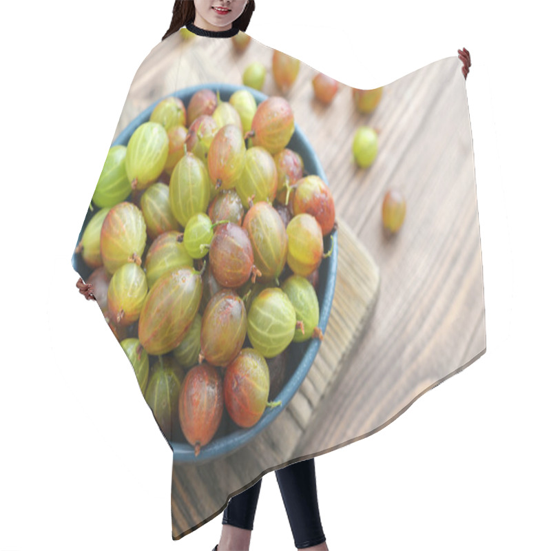 Personality  Fresh Ripe Gooseberries  Hair Cutting Cape