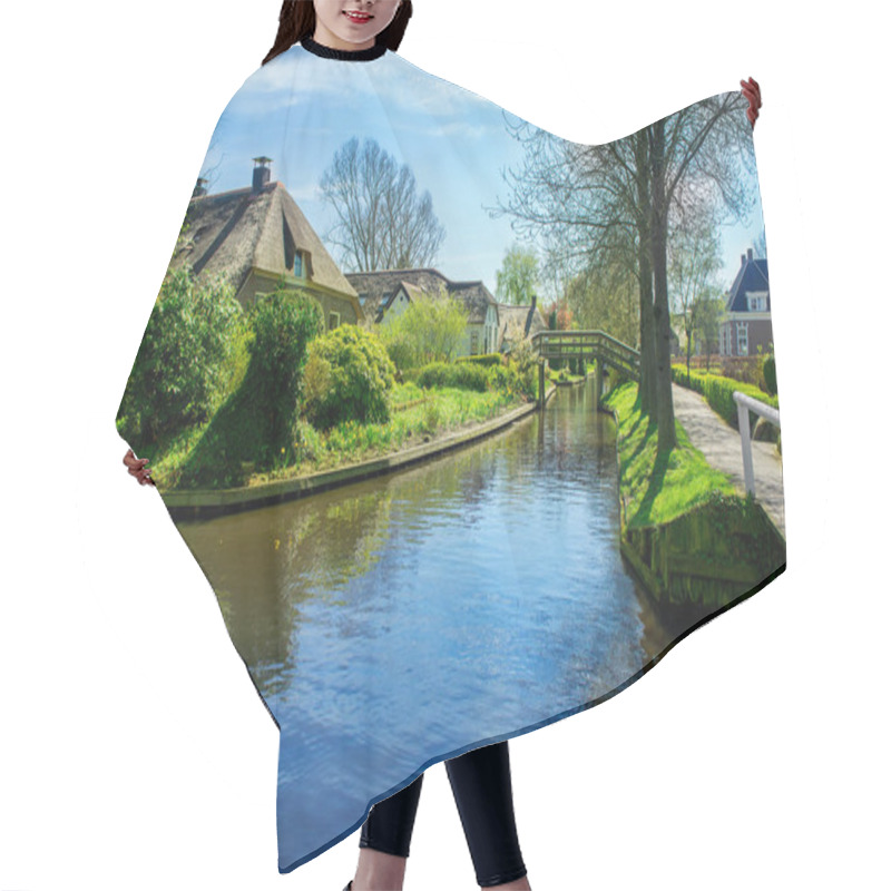 Personality  Spring In Giethoorn, The Netherlands Hair Cutting Cape