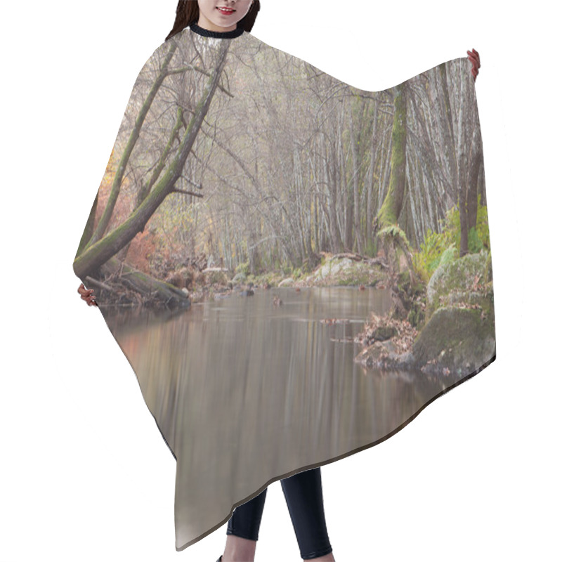 Personality  Autumn Landscape With A River Hair Cutting Cape