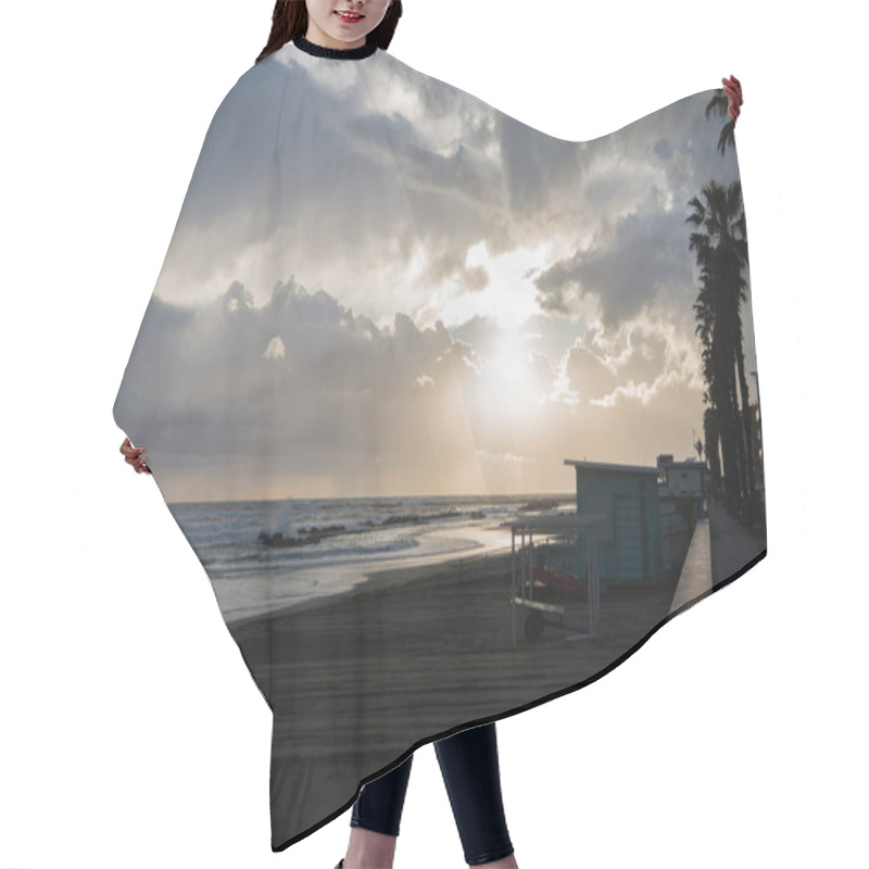 Personality  Sunset Hair Cutting Cape