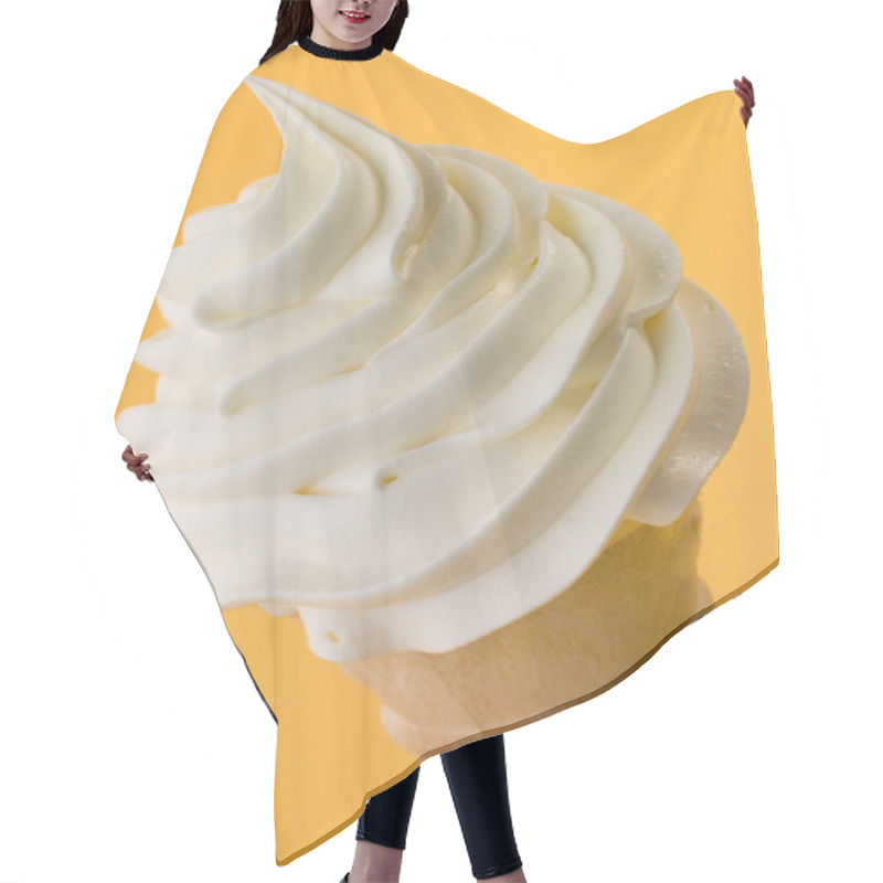 Personality  Soft Whipped Ice Cream In A Wafer Cone Hair Cutting Cape