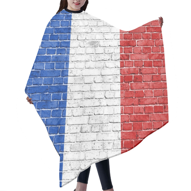 Personality  Grunge France Flag Hair Cutting Cape