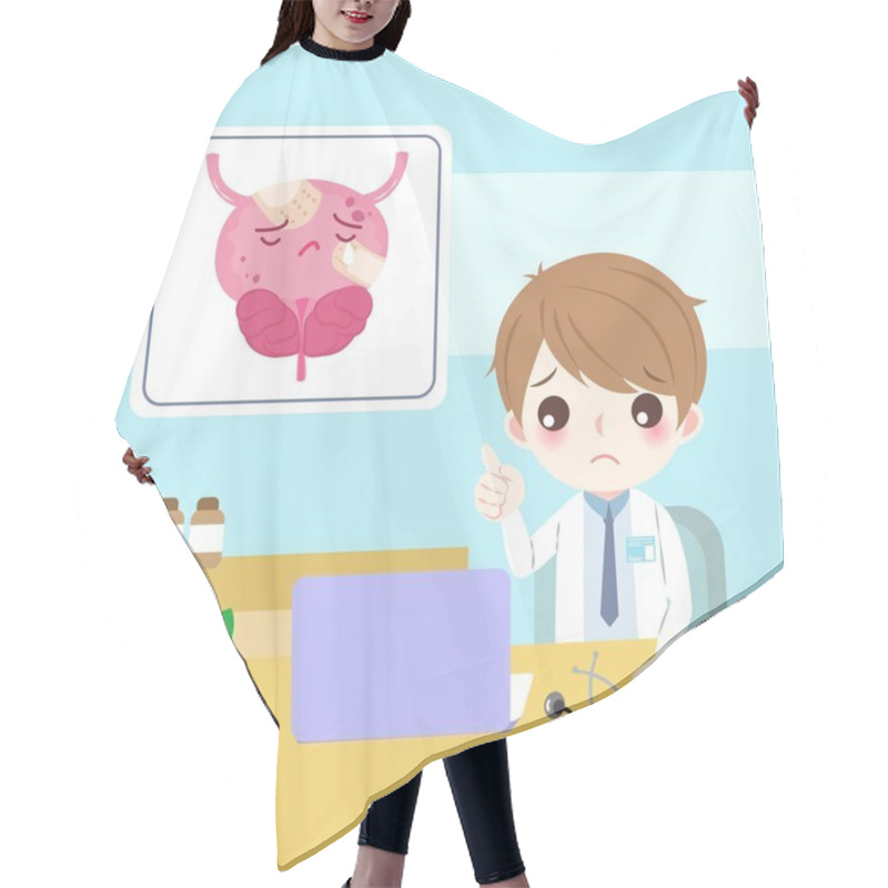 Personality  Doctor With Prostate Hair Cutting Cape