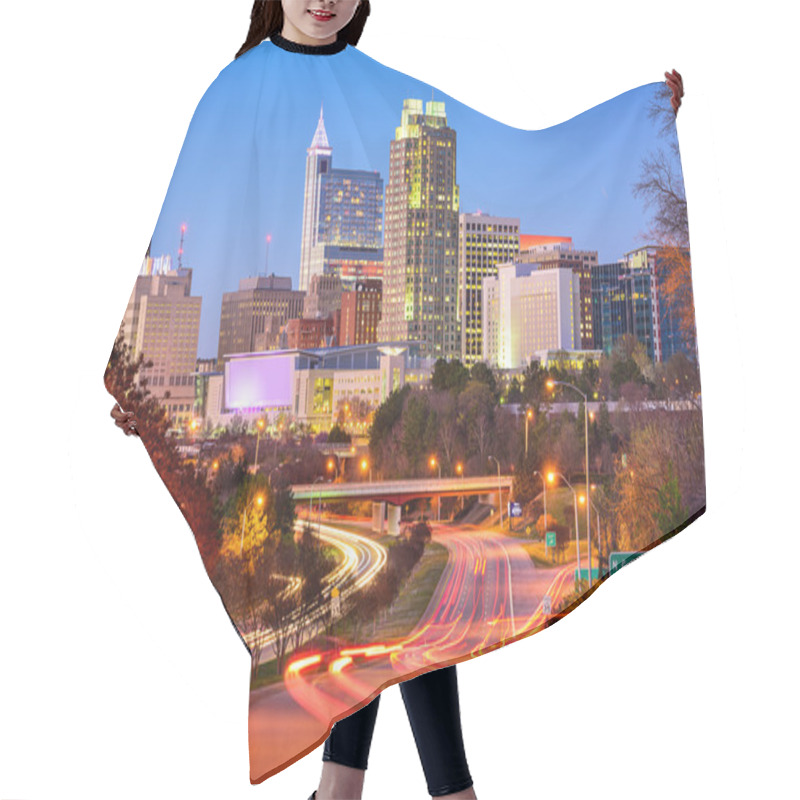 Personality  Raleigh North Carolina Skyline Hair Cutting Cape