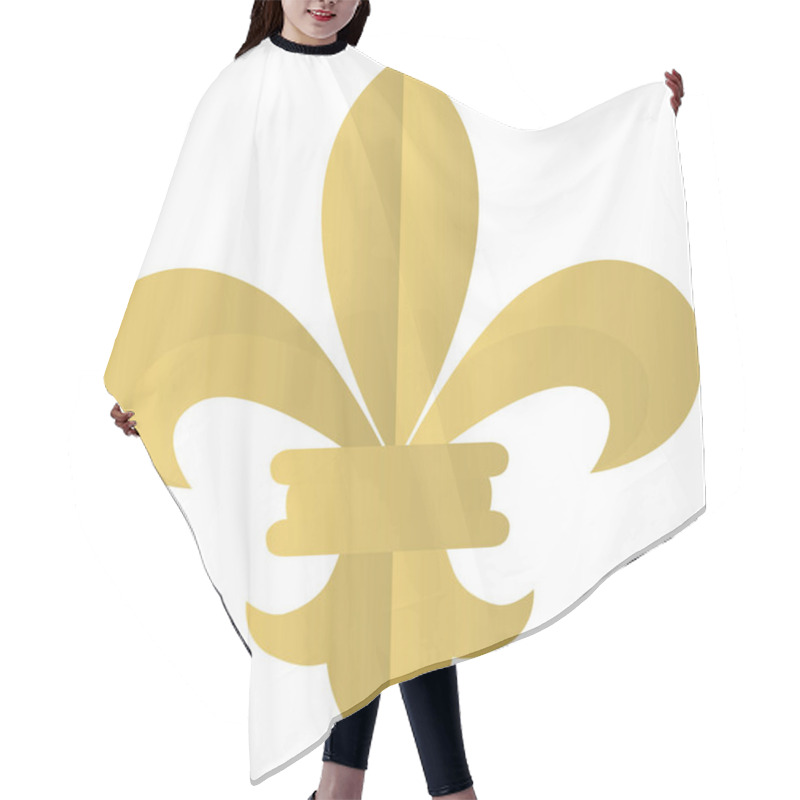 Personality  Vector Fleur De Lis Hair Cutting Cape